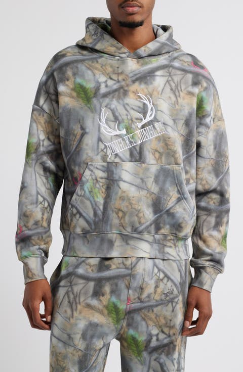 Antler Oversize Pullover Hoodie