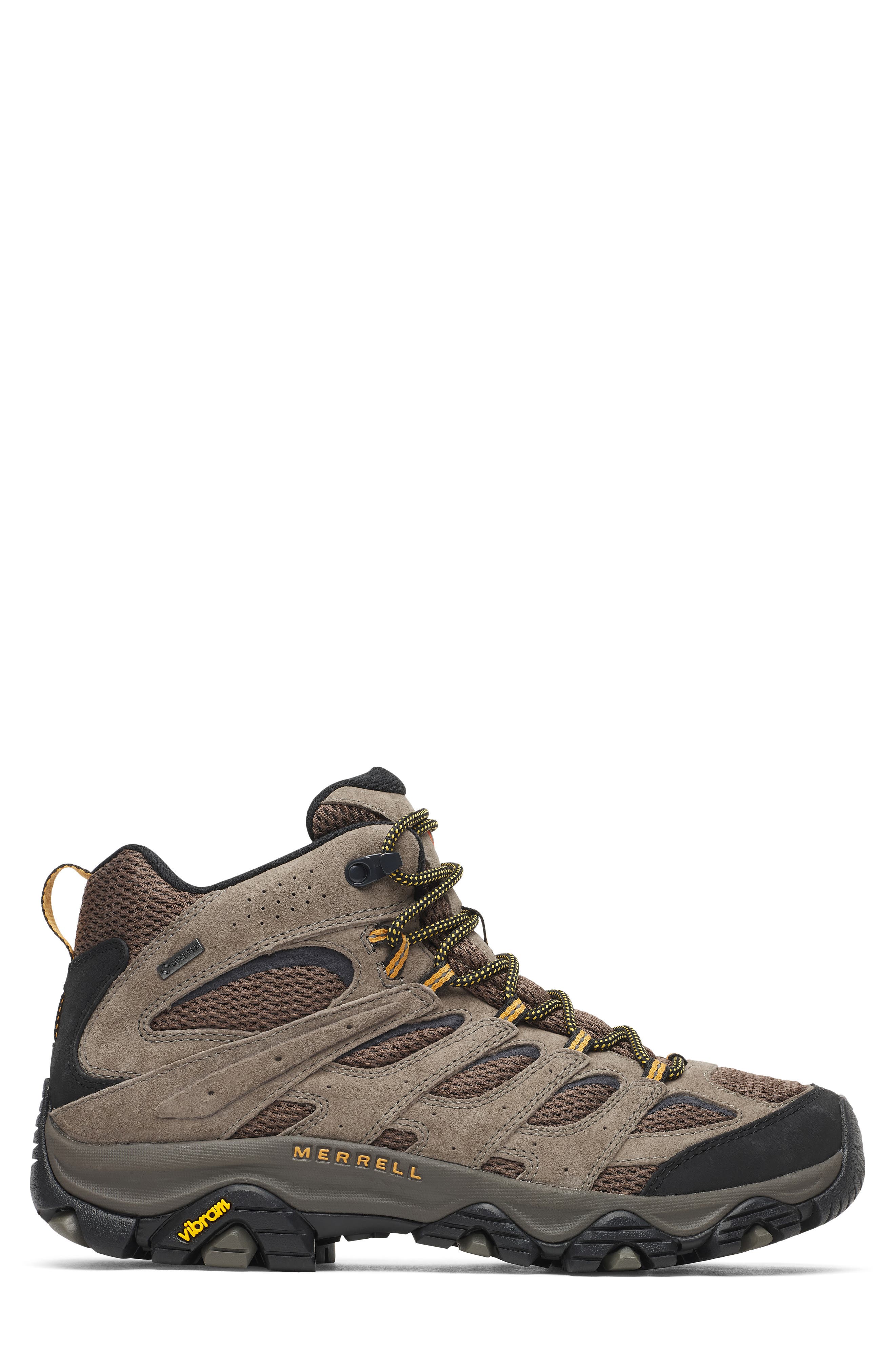 Moab 3 Mid GTX Waterproof Hiking Boot, Alternate, color, WALNUT