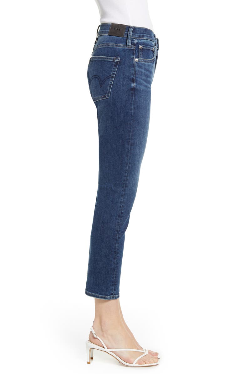 EDWIN Jamie High Waist Crop Jeans, Alternate, color, 