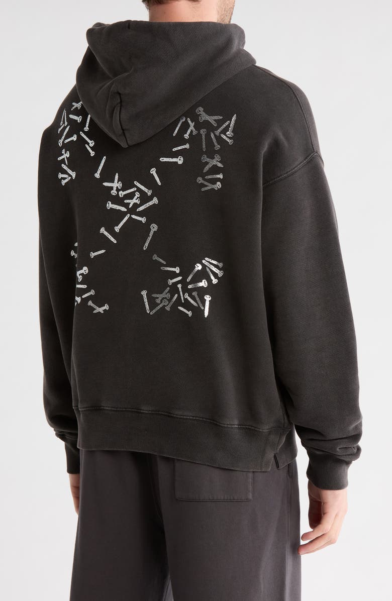 Off-White Marrow Cotton Graphic Hoodie, Alternate, color,