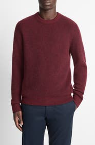 Vince Boiled Cashmere Crewneck Sweater