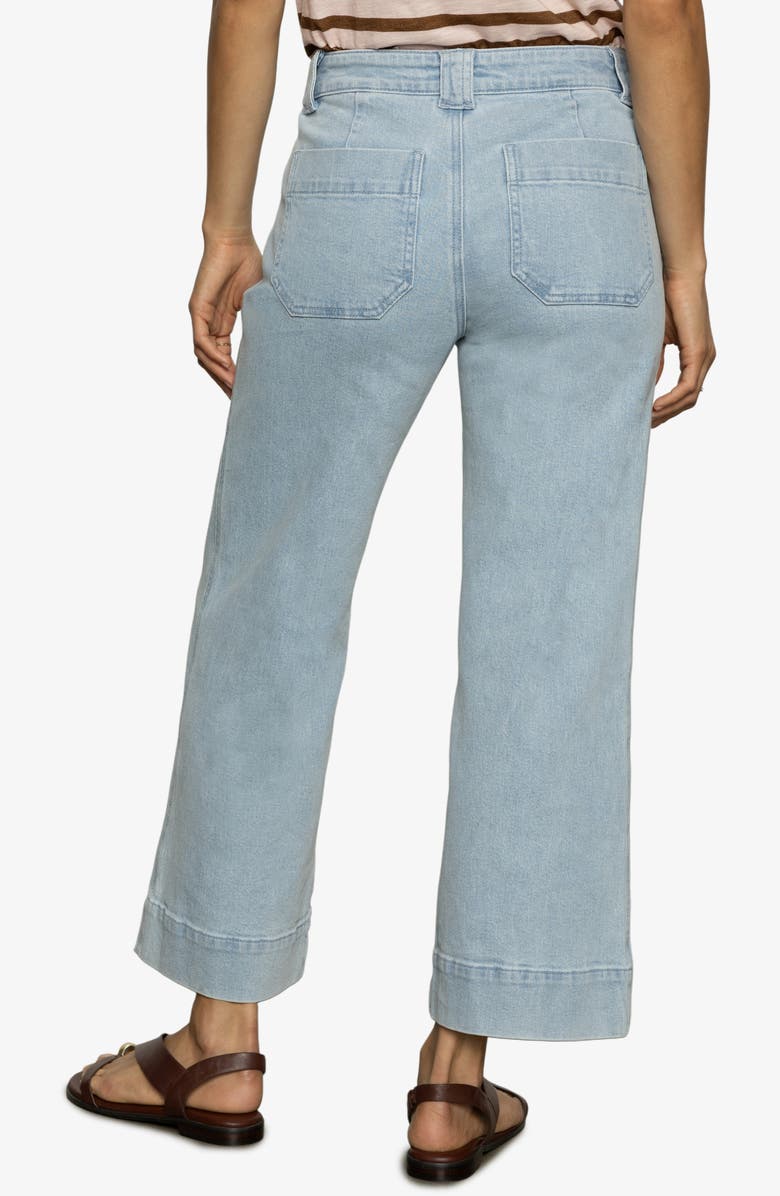 Sanctuary Voyage High Waist Crop Wide Leg Jeans, Alternate, color, 