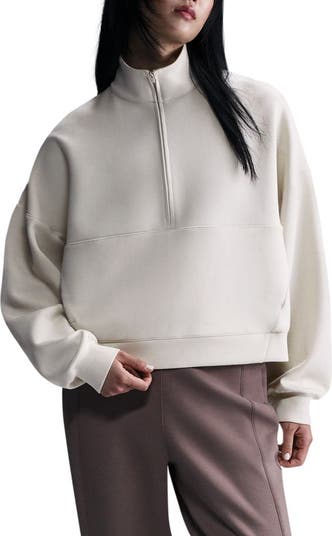 Nike 24.7 ImpossiblySoft Dri-FIT Oversize Half Zip Top | Nordstrom