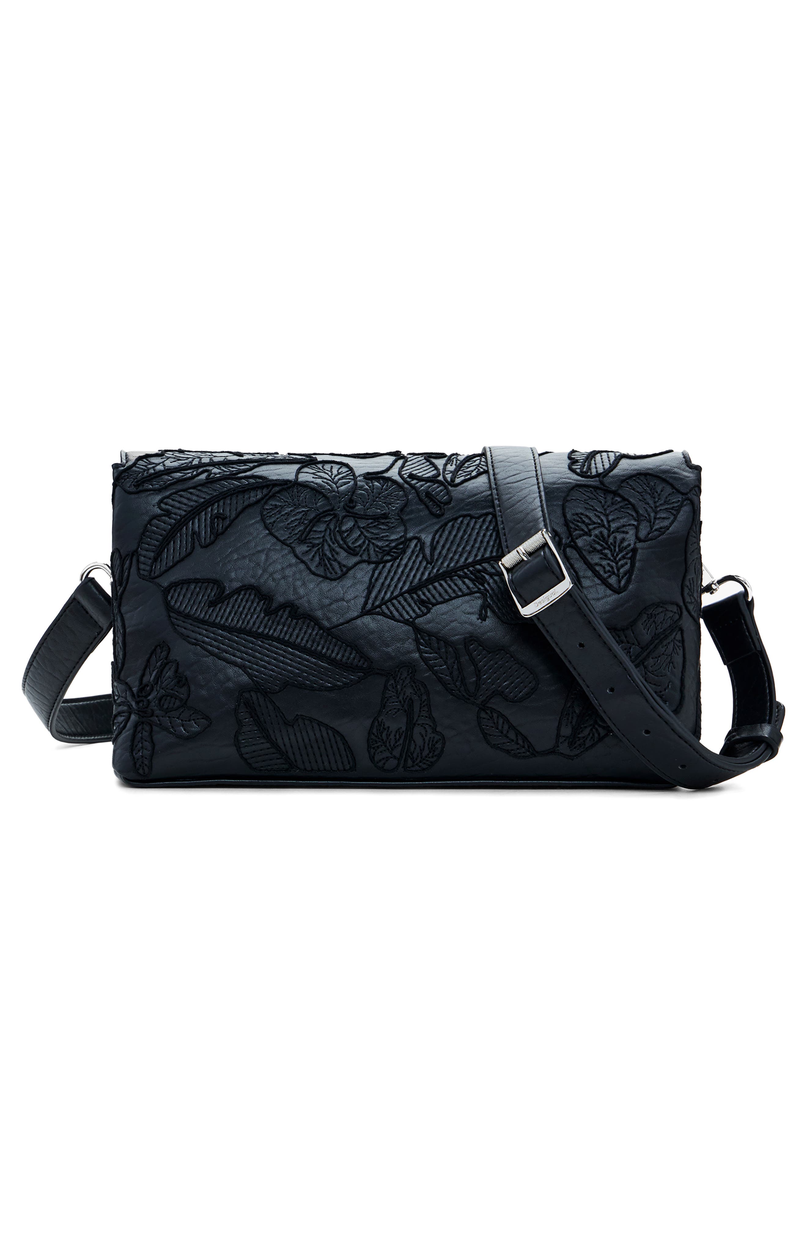 Desigual Faux Leather Crossbody Bag, Alternate, color, 