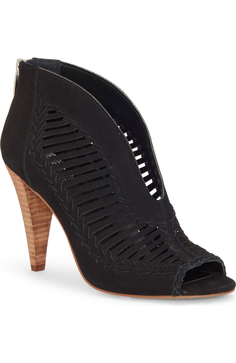 Vince Camuto Acha Cutout Peep Toe Bootie, Main, color,