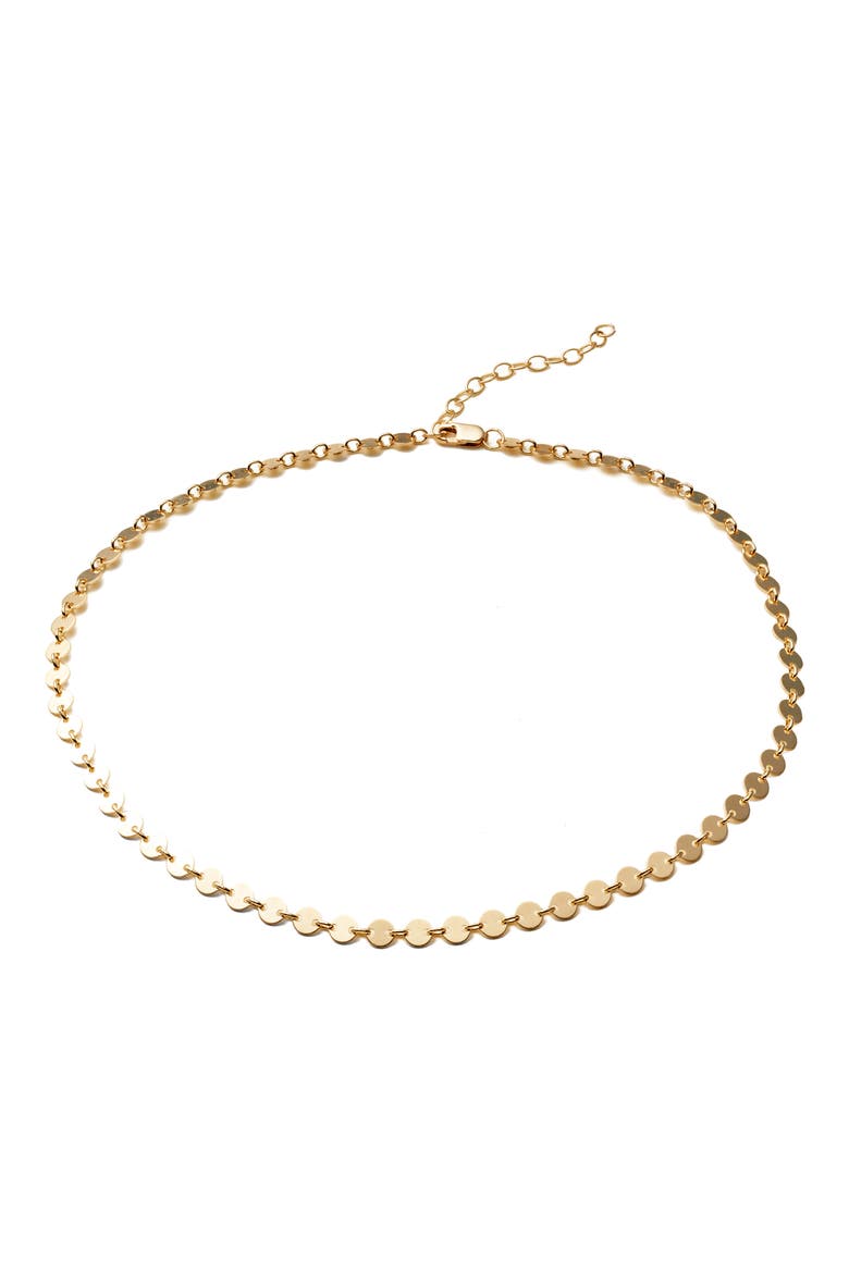 Poppy Link Choker, Main, color, GOLD