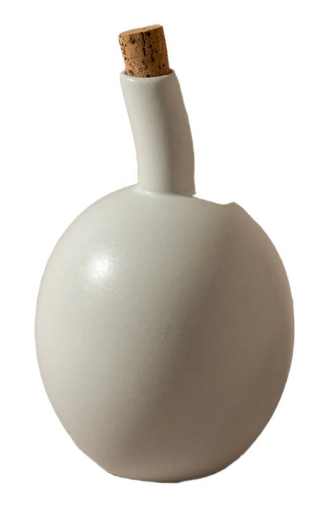 Stoneware Olive Oil Dispenser | Zitouna 34 oz