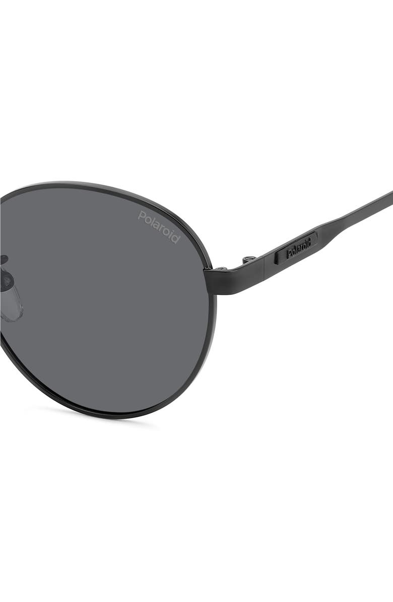 Polaroid 52mm Polarized Round Sunglasses, Alternate, color, 