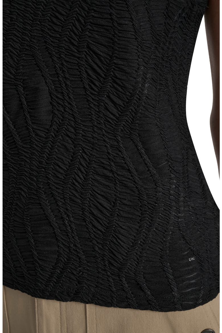 Texture Knit Top, Alternate, color, BLACK