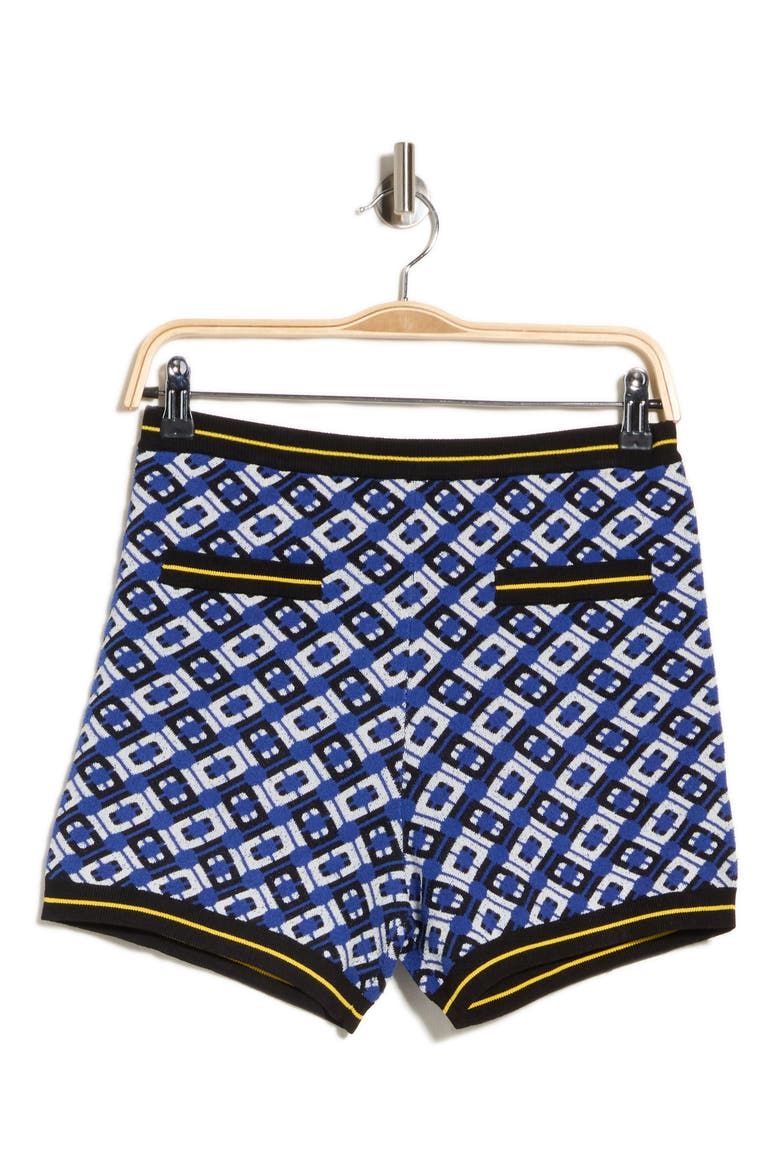 Venus Jacquard Knit Shorts, Alternate, color, CANE LINK KNIT JACQUARD