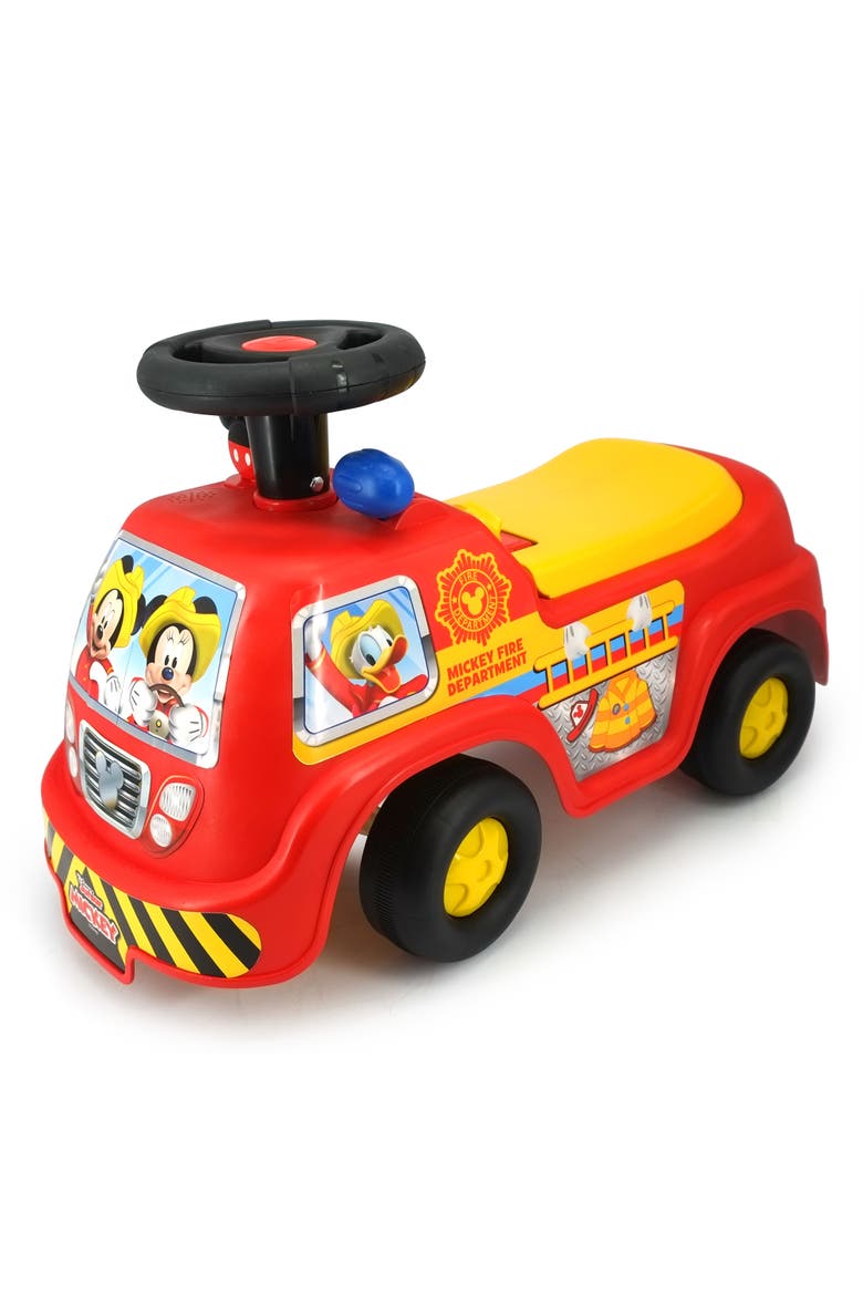My First Mickey Fire Truck Rideon, Main, color, Multicolored