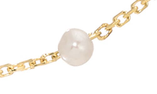 Ef Collection Mother-of-pearl Station Necklace