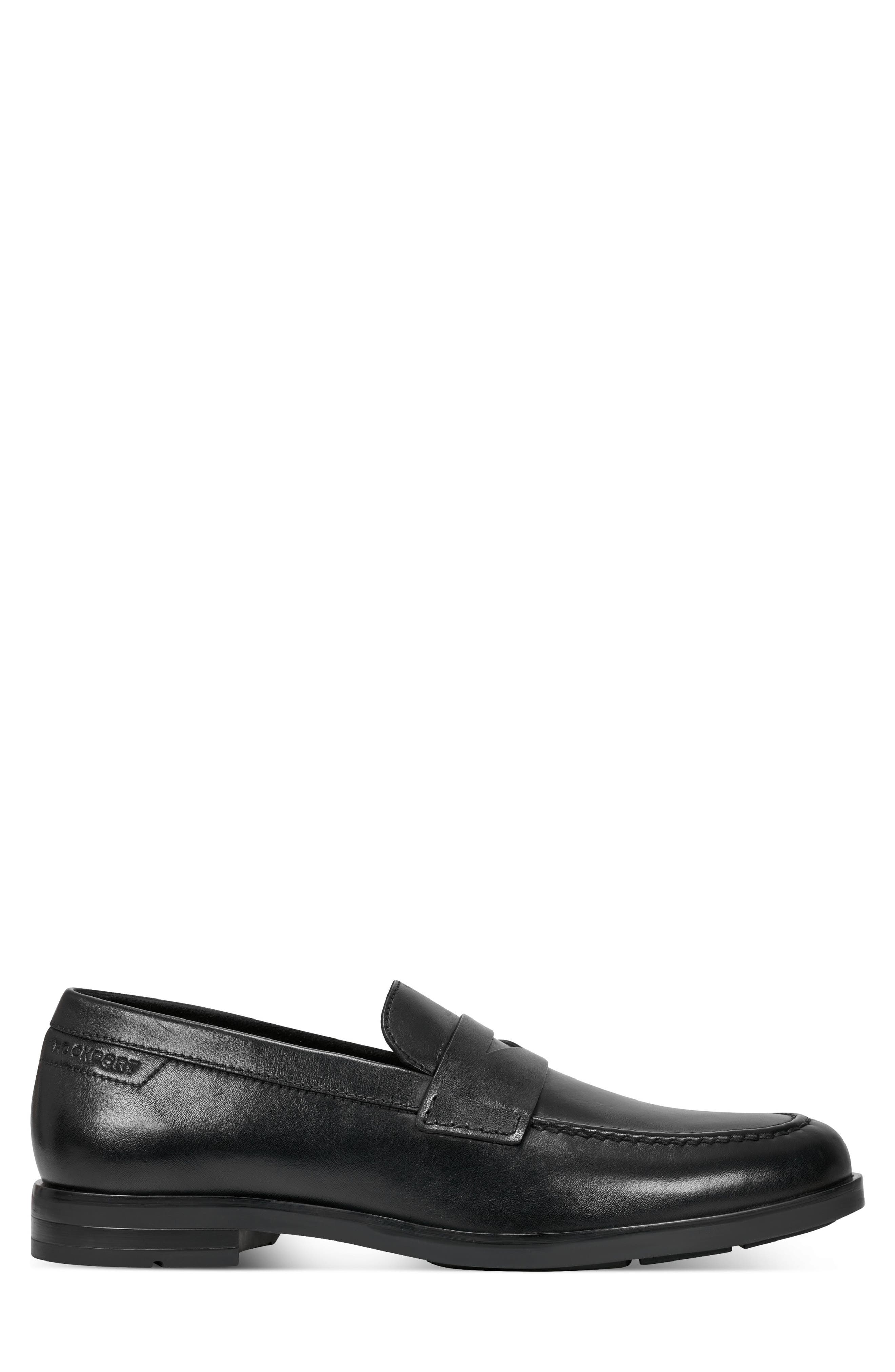 Rockport Sutton Penny Loafer, Alternate, color, Black