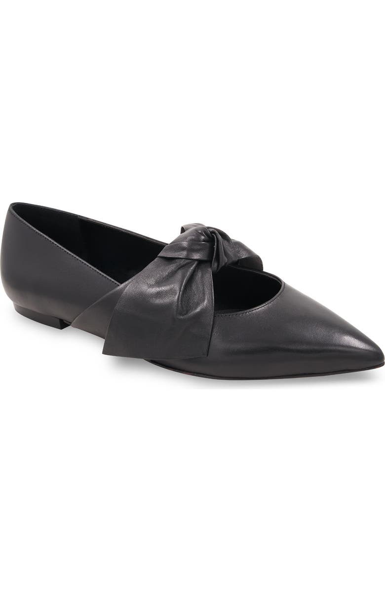 BCBGMAXAZRIA Prely Pointed Toe Flat, Main, color, Black