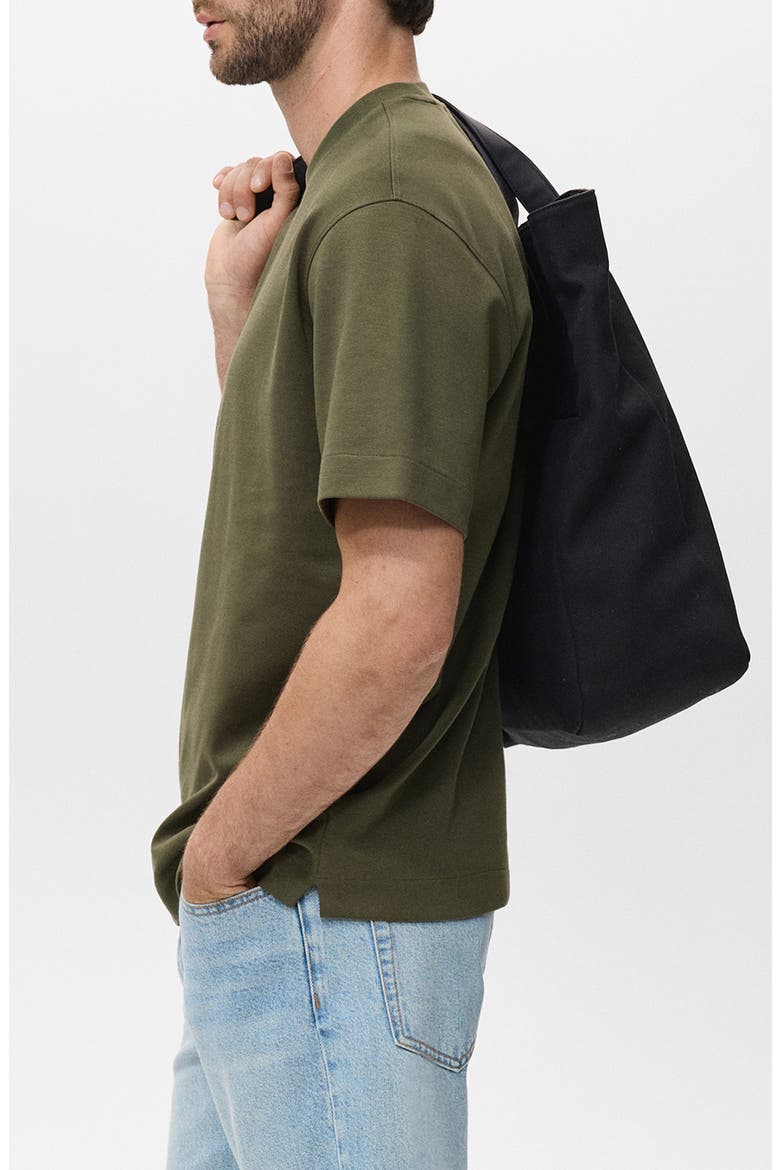 Relaxed Fit Heavyweight Cotton Blend T-Shirt, Alternate, color, KHAKI GREEN