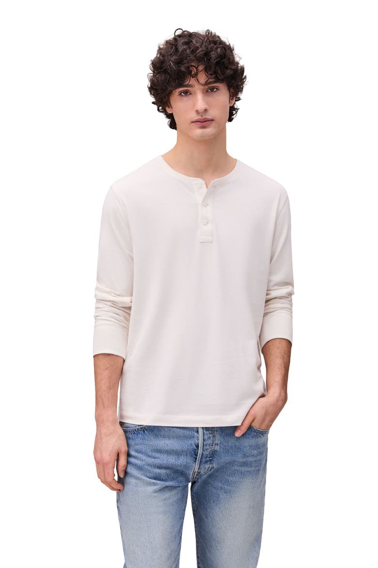 The Work Week Pima Henley, Main, color, Bone