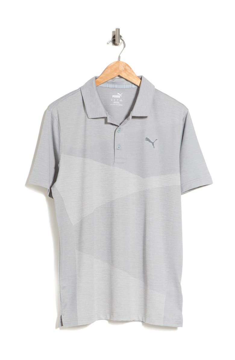 PUMA GOLF Alterknit Jacquard Polo Shirt, Alternate, color,