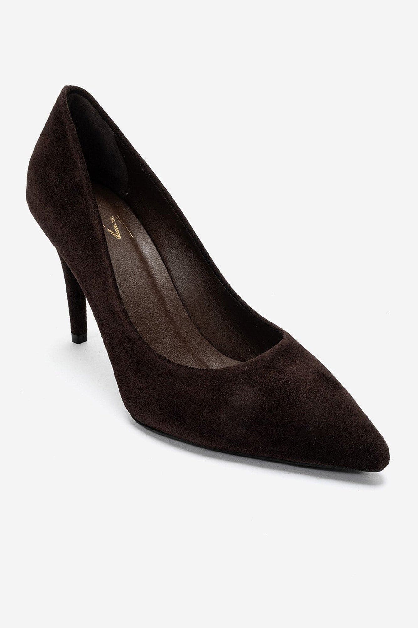 Moriel Leather Stiletto Pump, Alternate, color, Brown Suede
