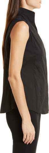 Misook Sleeveless Stand Collar Blouse | Nordstrom