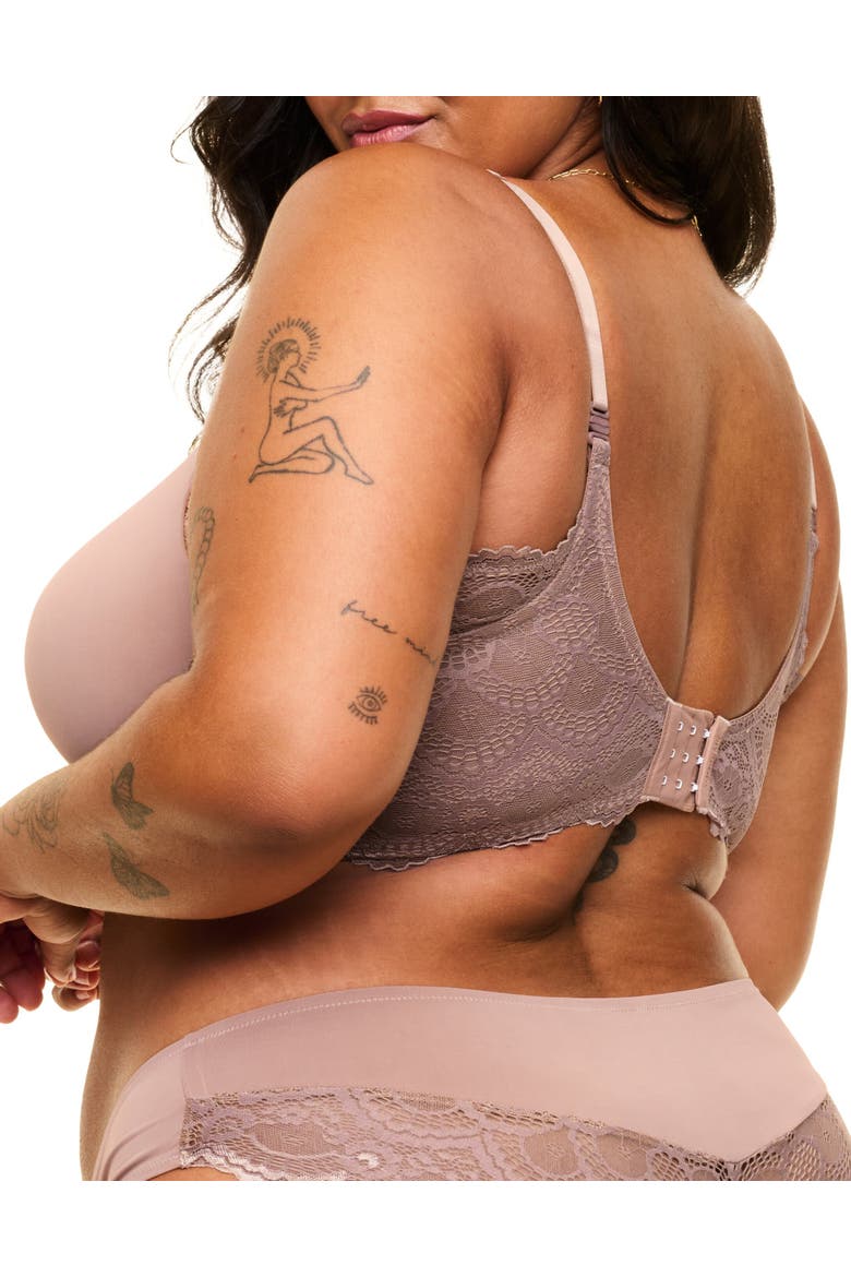 Jainey Contour Plunge Bra, Alternate, color, Medium beige