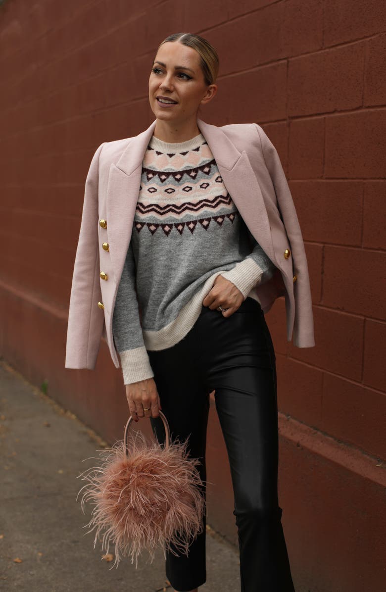 Halogen<sup>®</sup> x Atlantic-Pacific Fair Isle Sweater, Alternate, color,