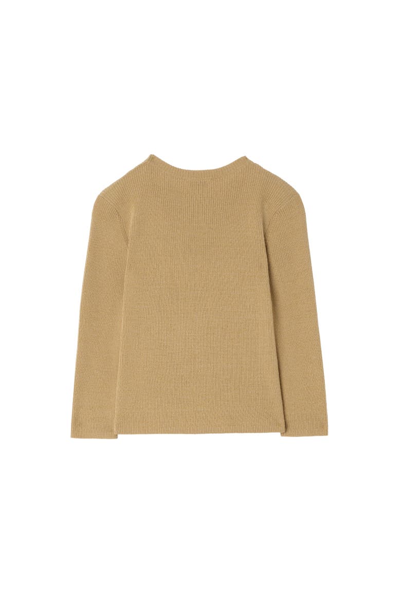 Knight Wool Blend Sweater, Alternate, color, Gold beige