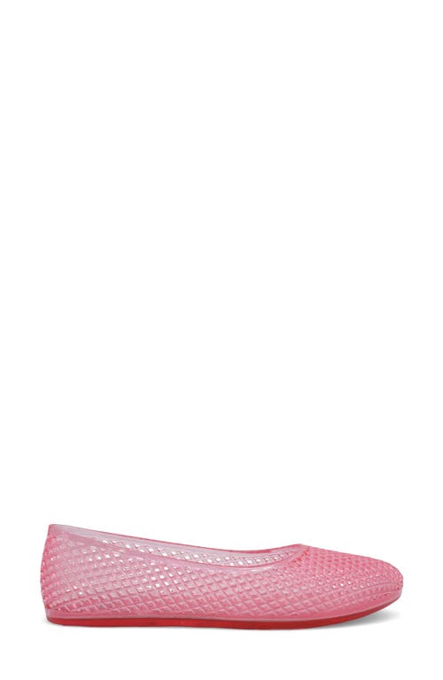 Mia Gelina Jelly Flat In Pink