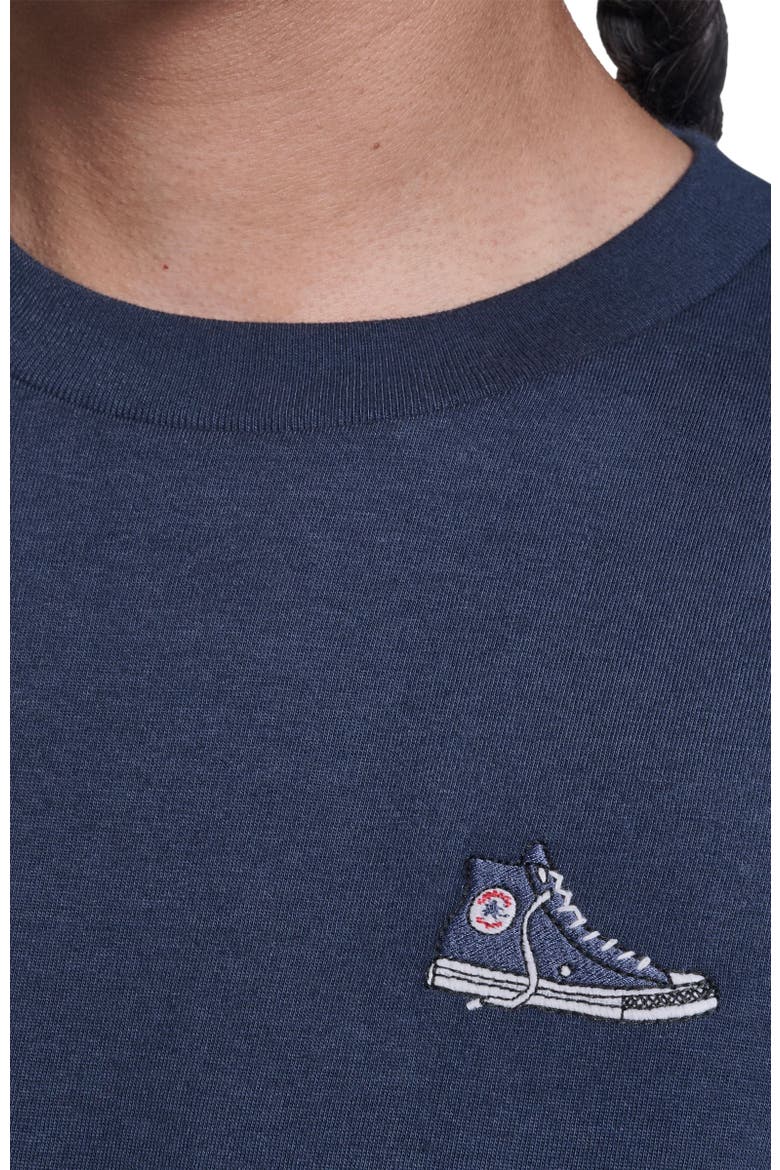 Sneaker Patch Tee, Alternate, color, CONVERSE NAVY