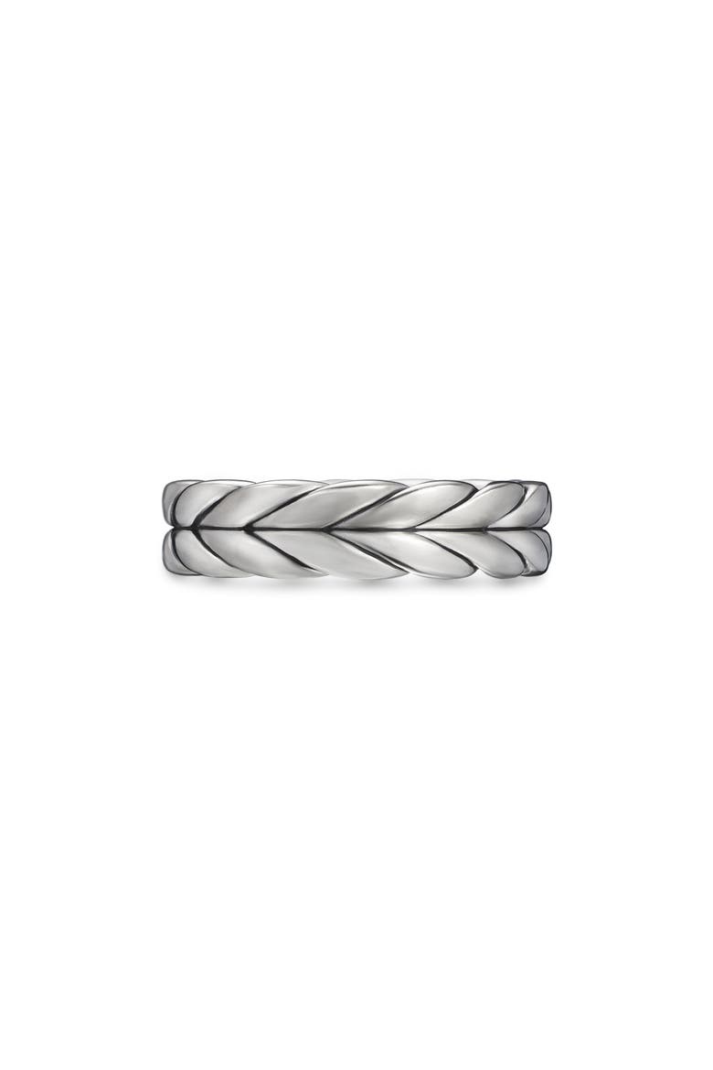 Chevron Woven Band Ring, Alternate, color, SILVER