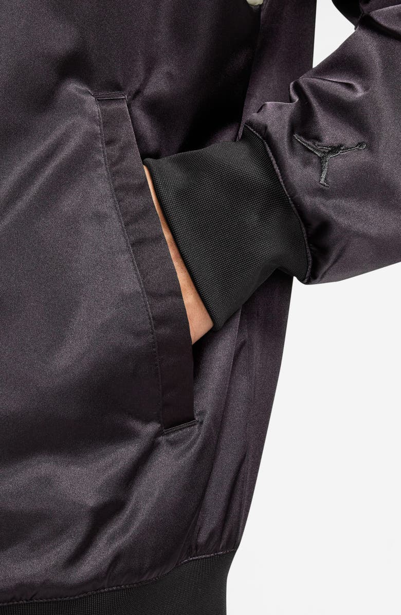 Nike MVP Stretch Satin Varsity Jacket, Alternate, color, 