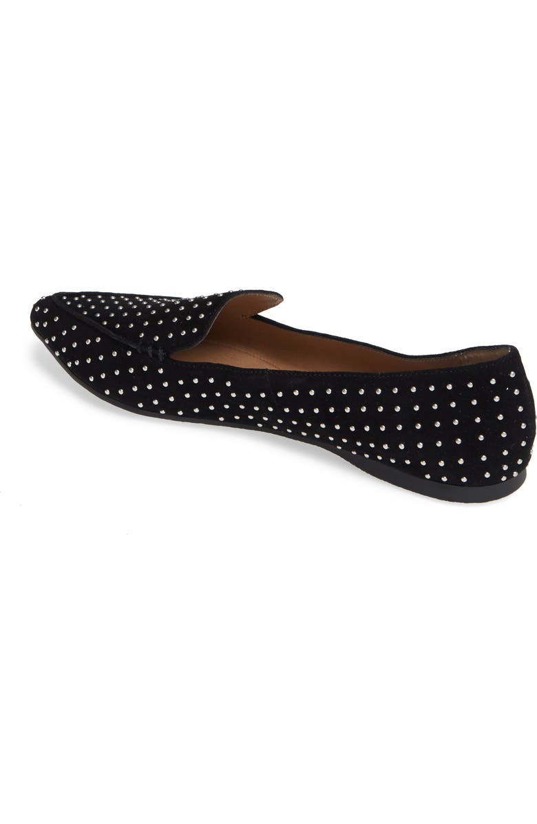 Steve Madden Feather Studded Loafer, Alternate, color,