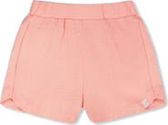 Deux par Deux Crinkle Jersey Elastic Waist Shorts