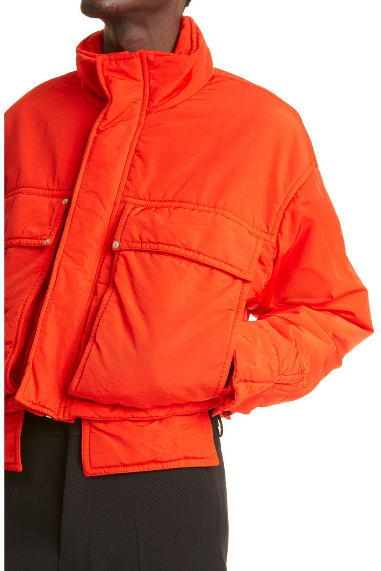 Garment Dyed Technical Aviator Jacket, Alternate, color, RED