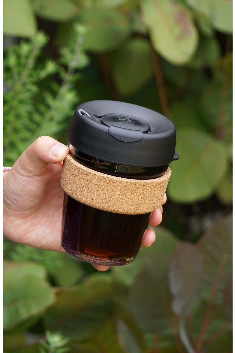 Brew Cork Reusable Coffee Cup, Alternate, color, BLACK