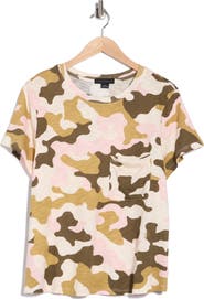 Sanctuary Cotton Blend Pocket T-Shirt