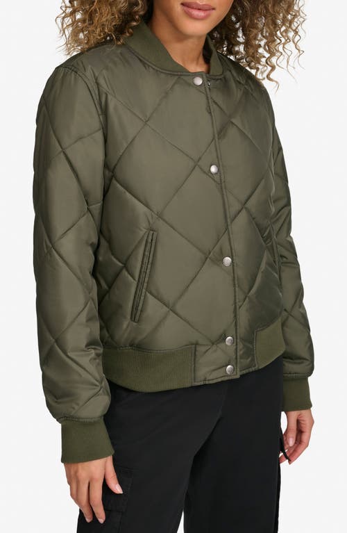 Levi's® Quilted Bomber Jacket In Green