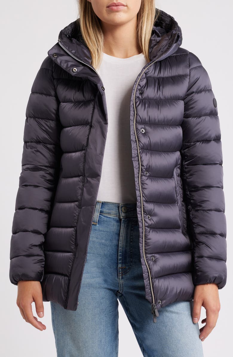 Save The Duck Drimia Water Repellent Hooded Puffer Jacket, Alternate, color, 