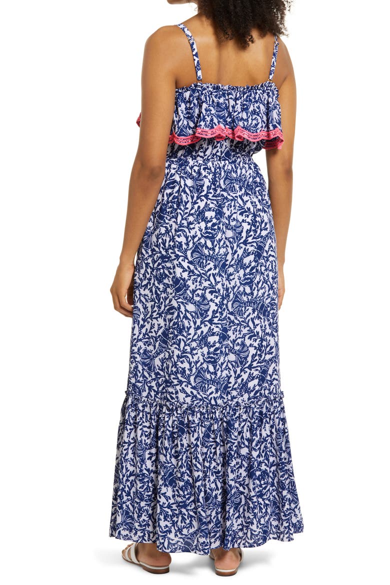 Adia Maxi Sundress, Alternate, color, OYSTER BAY BLUE KRILLIN IT
