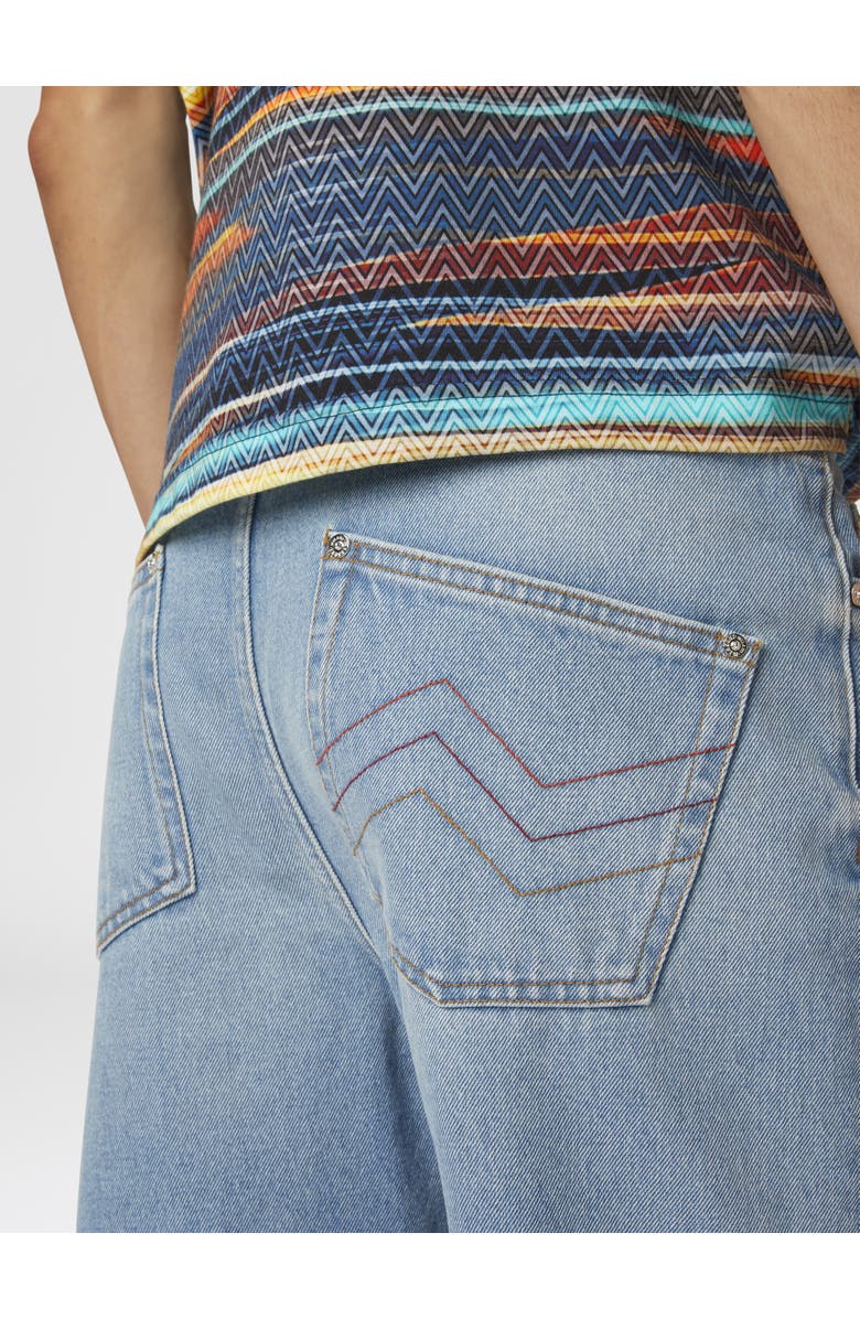 Missoni Five Denim Pockets With Zigzag Embroidery, Alternate, color, 