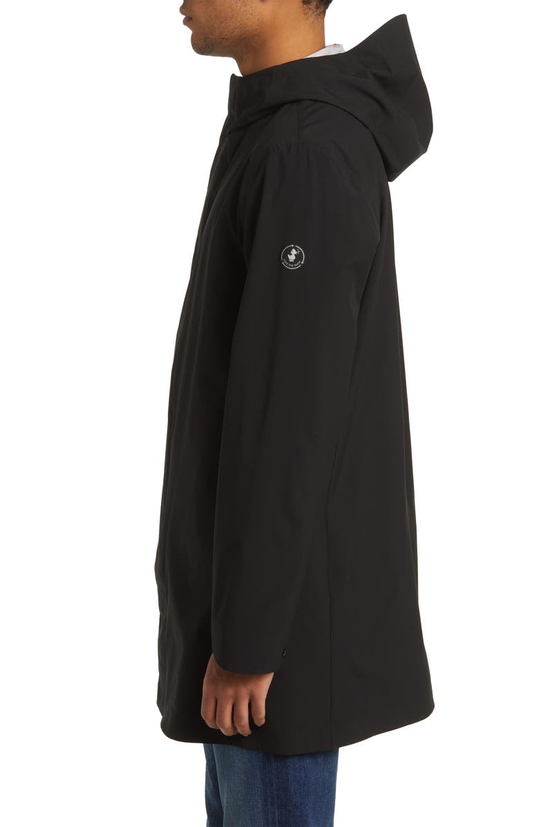 Save The Duck Dacey Water Repellent Raincoat, Alternate, color, 