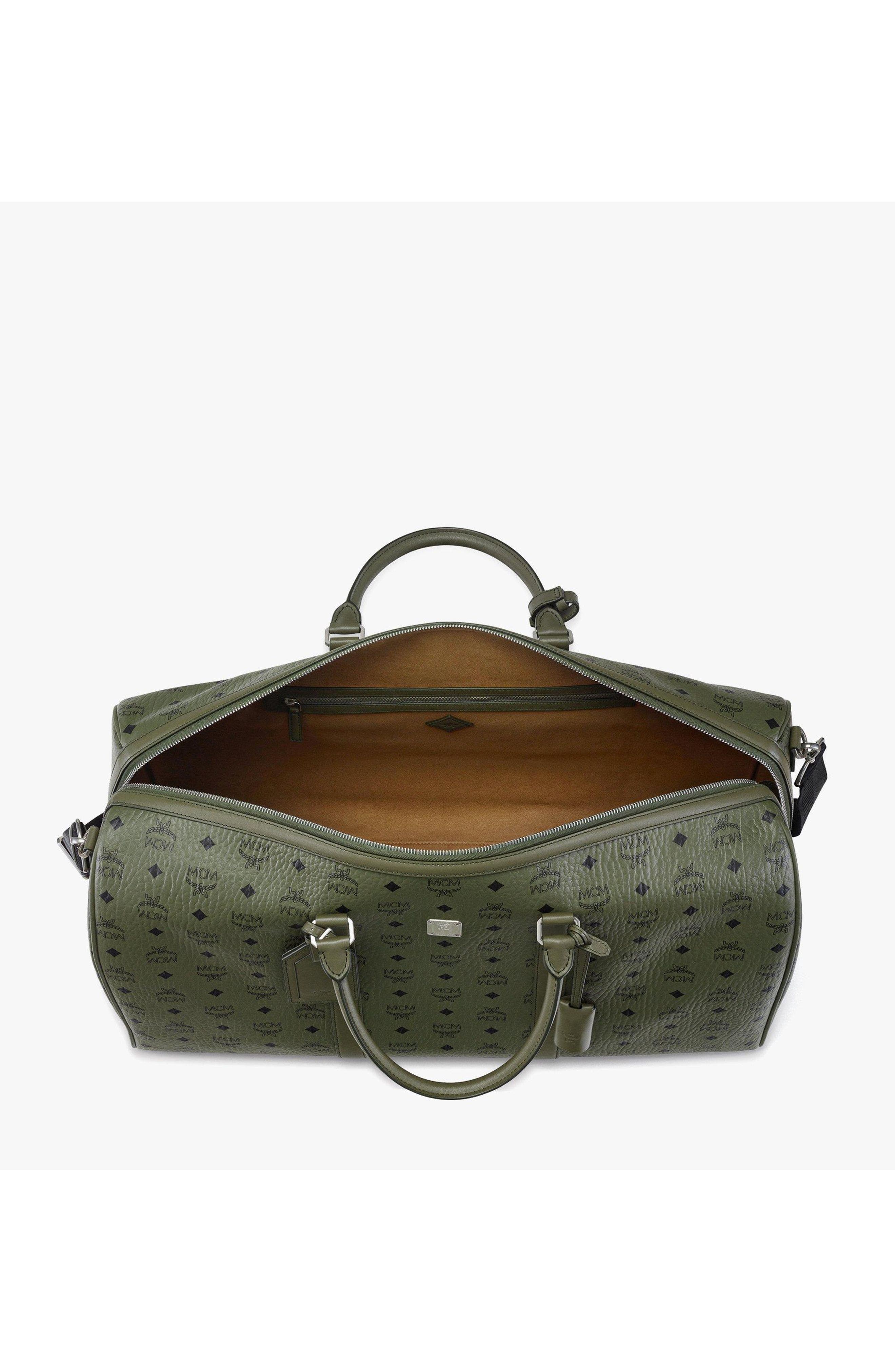 X-Large Ottomar Weekender Bag in Visetos, Alternate, color, Khaki Moss