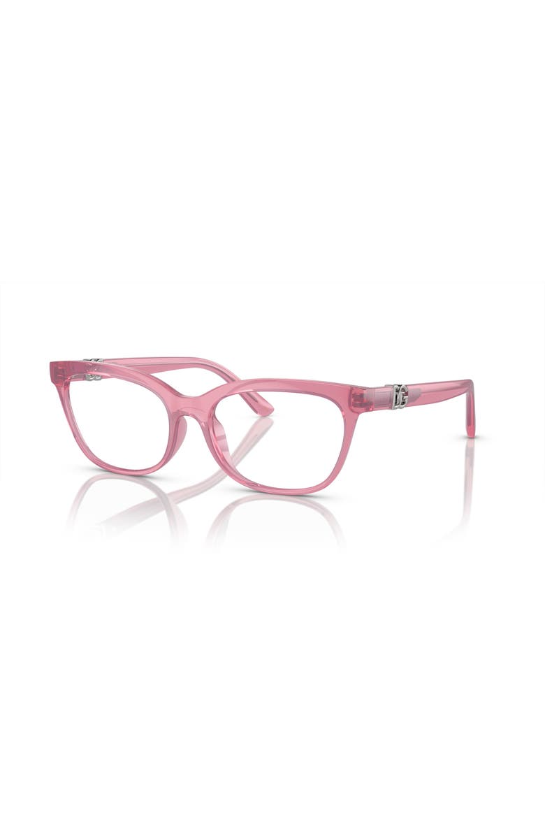 Dolce&Gabbana 54mm Butterfly optical glasses, Main, color, Pink