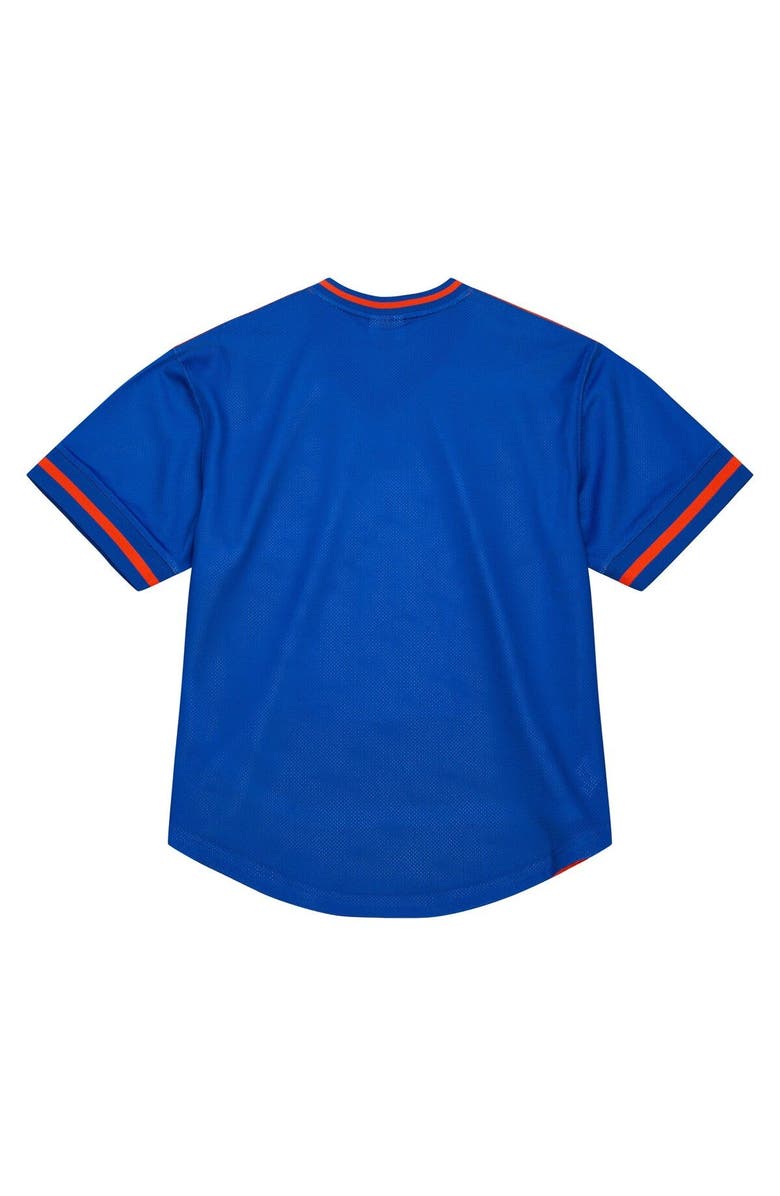 Mitchell & Ness Men's Mitchell & Ness Royal Denver Broncos Jumbotron 3.0 Mesh V-Neck T-Shirt, Alternate, color, Royal