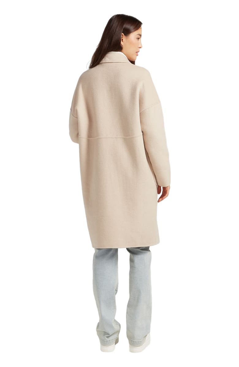 Belle & Bloom Publisher Double Breasted Wool Blend Coat, Alternate, color, Sand