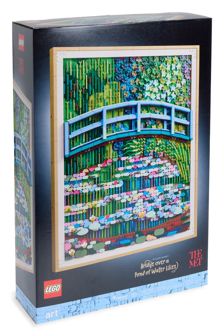 Art Claude Monet - Bridge over a Pond of Water Lilies 31220 Building Set, Main, color, MULTI