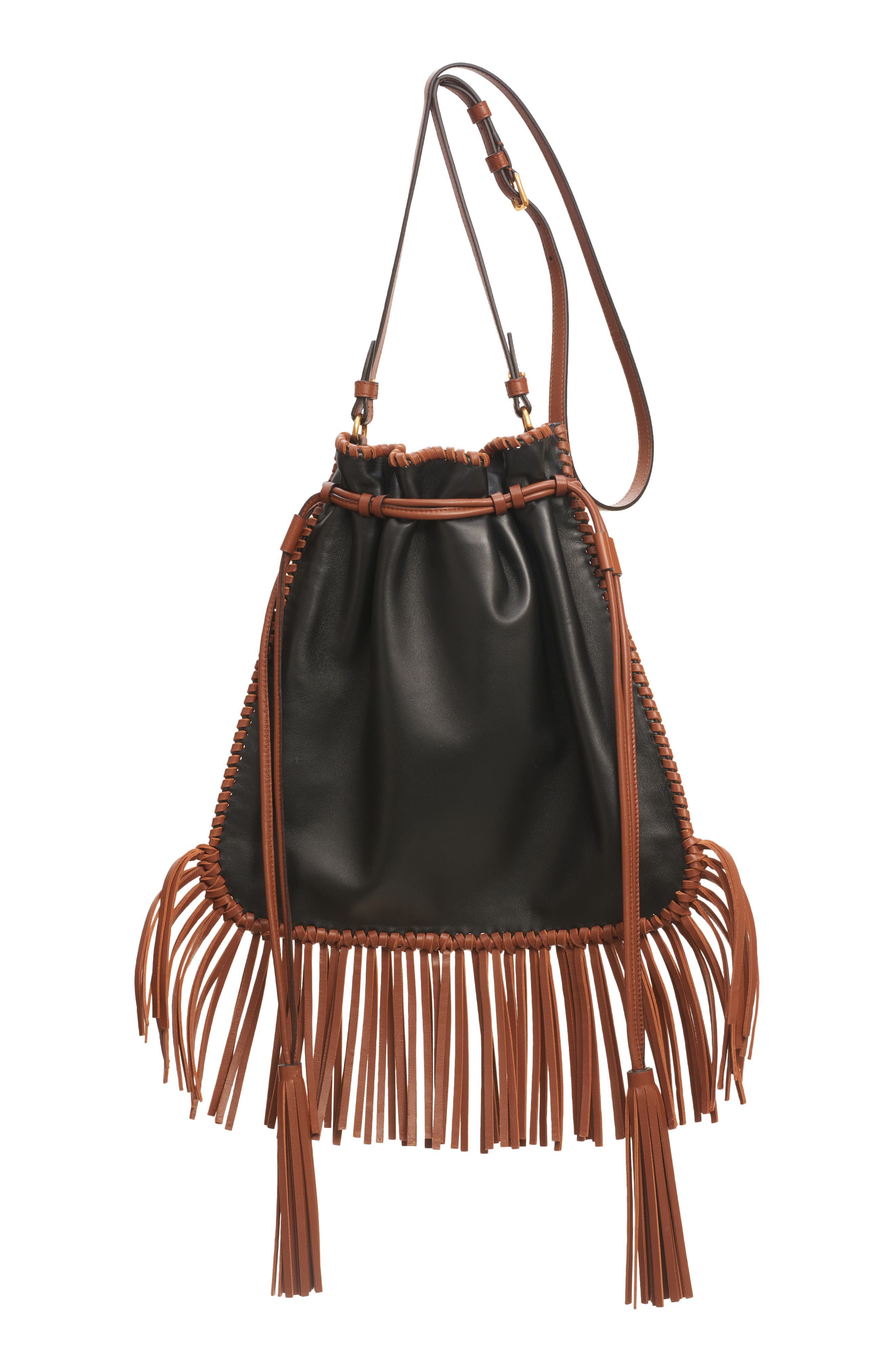 Valentino Garavani Medium Nellcôte Alice Drawstring Crossbody Bag, Alternate, color, 