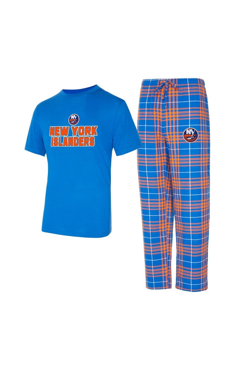 CONCEPTS SPORT Men's Concepts Sport New York Islanders Vector T-Shirt & Pants Sleep Set, Main, color, Royal