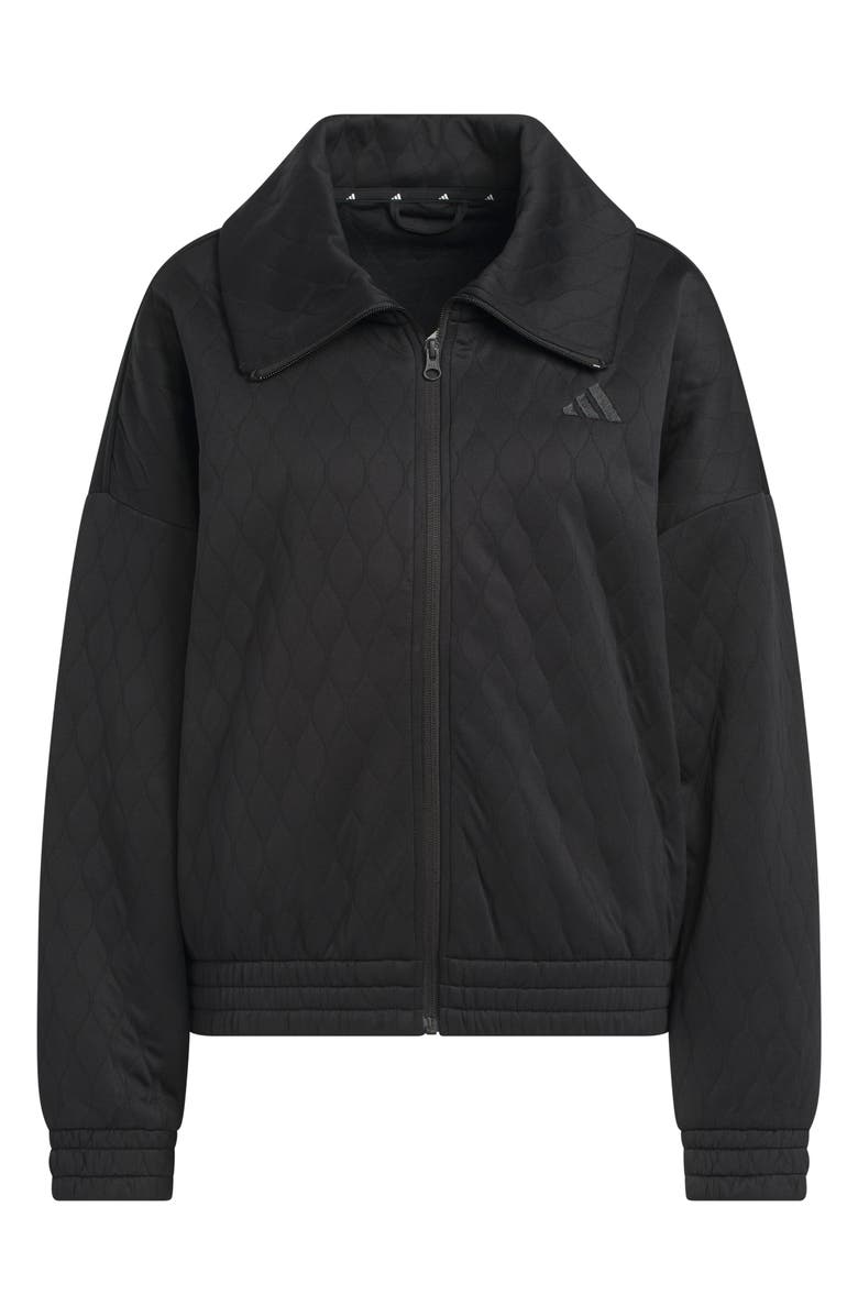 adidas Quilted Jacket, Alternate, color, Black