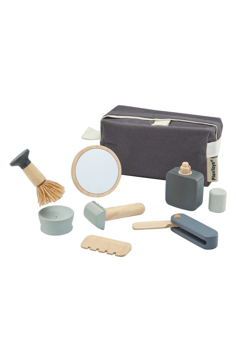 PlanToys<sup>®</sup> Shave Wooden Playset, Alternate, color, Gray