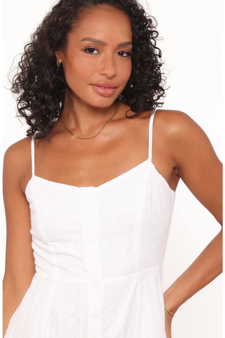 Reesa Pointelle Romper, Alternate, color, WHITE EMBROIDERY